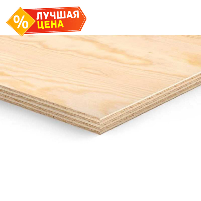 Фанера ФСФ береза сорт 3/4 18х1500х3000 мм