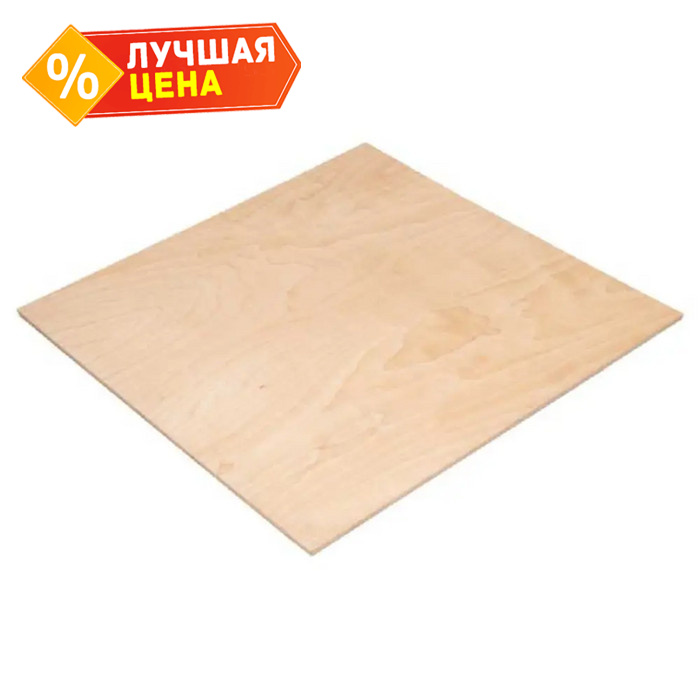 Фанера ФК сорт 1/2 18х1525х1525 мм