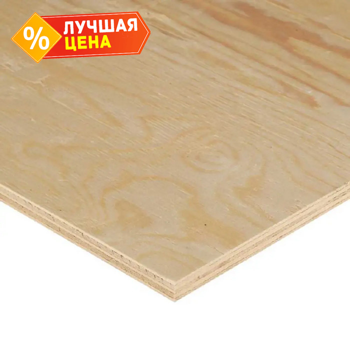Фанера ФСФ береза сорт 3/3 18х1500х3000 мм